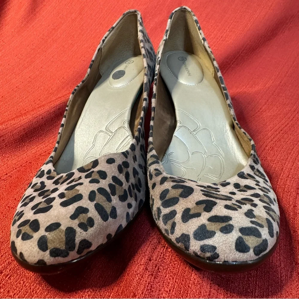 GIANI BERNINI Sweets Leopard Print Pumps, Women’s Size 9.5,‎ EUC